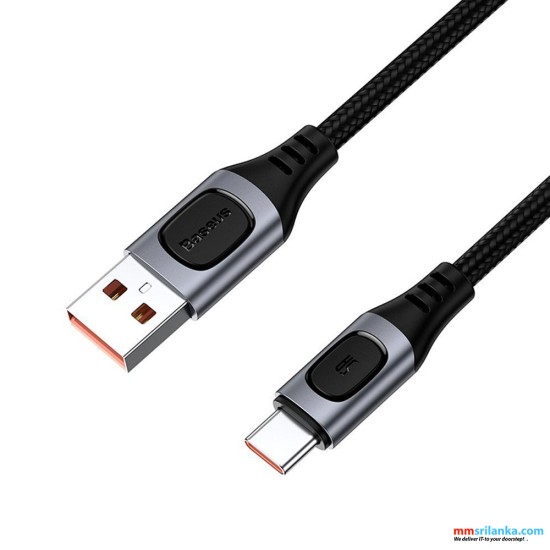 Baseus Flash Multiple Fast Charge Protocols Convertible Fast  Charging Cable USB For Type-C 5A 1m